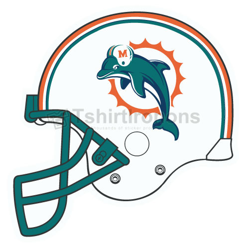 Miami Dolphins T-shirts Iron On Transfers N587 - Click Image to Close